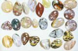 Lot: Polished Madagascar Mineral Pendants - Pieces #138962-1